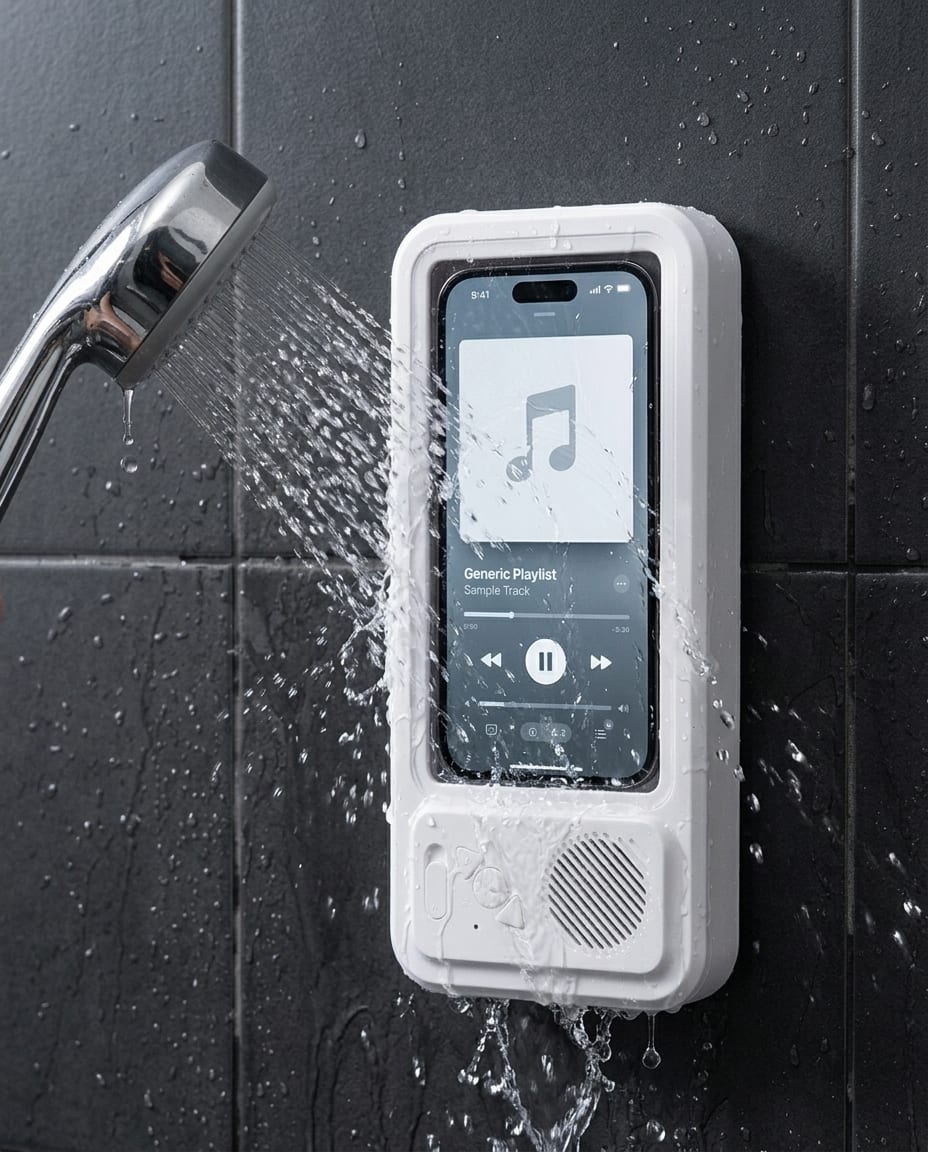 L’eau glisse, le téléphone reste au sec