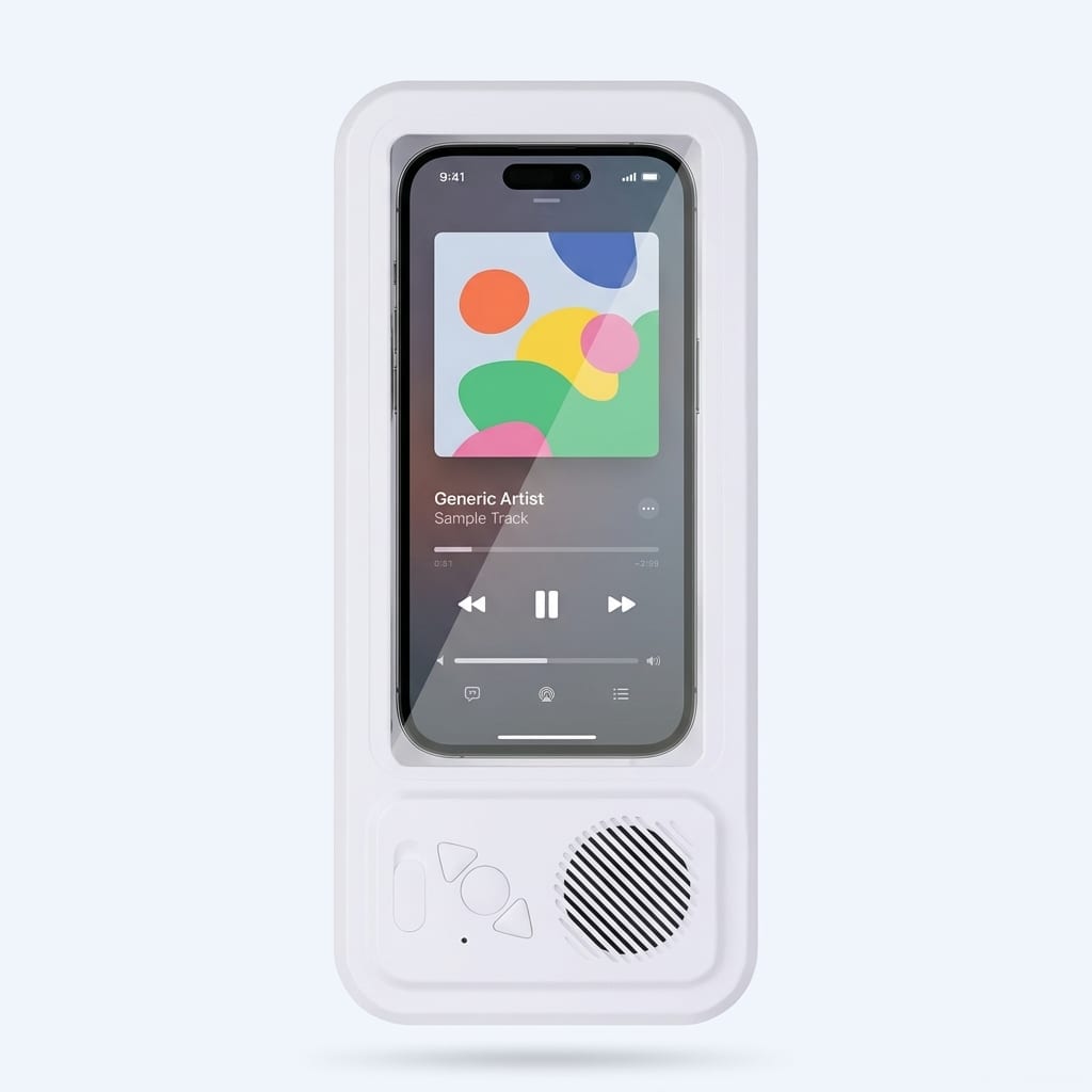 Support Douche Étanche Bluetooth