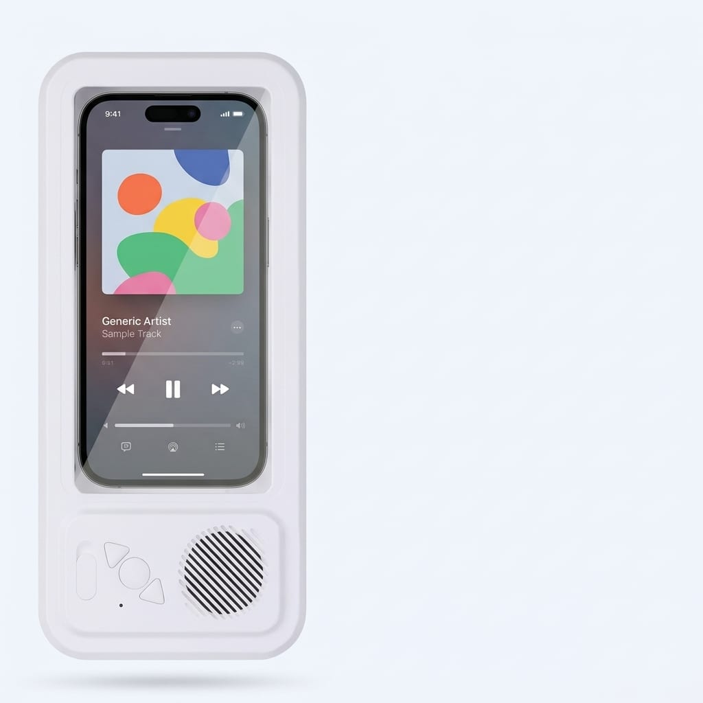 Support Douche Étanche Bluetooth